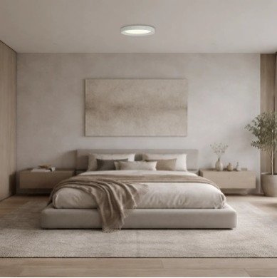 LED lubų šviestuvas, 60W, apvalus, baltas, CCT šviesa