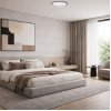 LED lubų šviestuvas, 24W, apvalus, juodas, atmintis, nuotolinis valdymas, CCT šviesa LED lubų šviestuvas, 24W, apvalus, juodas, atmintis, nuotolinis valdymas, CCT šviesa