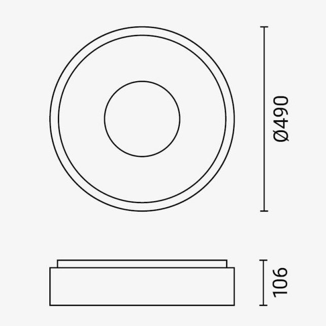 LED lubų šviestuvas, 36W, apvalus, juodas, atmintis, nuotolinis valdymas, CCT šviesa LED lubų šviestuvas, 36W, apvalus, juodas, atmintis, nuotolinis valdymas, CCT šviesa