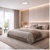 LED lubų šviestuvas, 36W, apvalus, juodas/baltas, atmintis, nuotolinis valdymas, CCT šviesa LED lubų šviestuvas, 36W, apvalus, juodas/baltas, atmintis, nuotolinis valdymas, CCT šviesa