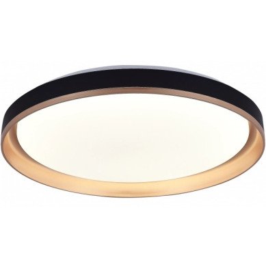 LED lubų šviestuvas, 20W, apvalus, juodas/auksinis, atmintis, nuotolinis valdymas, CCT šviesa LED lubų šviestuvas, 20W, apvalus, juodas/auksinis, atmintis, nuotolinis valdymas, CCT šviesa