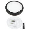 LED lubų šviestuvas, 20W, apvalus, juodas/auksinis, atmintis, nuotolinis valdymas, CCT šviesa LED lubų šviestuvas, 20W, apvalus, juodas/auksinis, atmintis, nuotolinis valdymas, CCT šviesa
