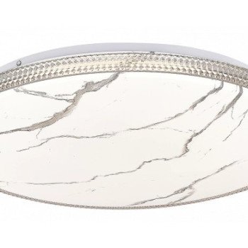 LED lubų šviestuvas, 20W, apvalus, baltas akmuo, atmintis, nuotolinis valdymas, CCT šviesa