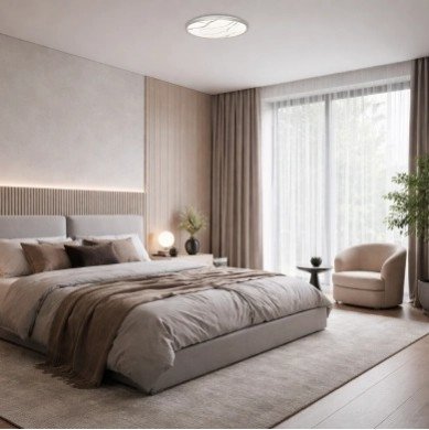 LED lubų šviestuvas, 20W, apvalus, baltas akmuo, atmintis, nuotolinis valdymas, CCT šviesa LED lubų šviestuvas, 20W, apvalus, baltas akmuo, atmintis, nuotolinis valdymas, CCT šviesa