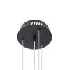 LED lubų šviestuvų tvirtinimo detalės, juodos, šviestuvams kodais 12851-12860