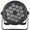 LED PAR prožektorius, 18x10W, RGBW, plokščias, vandeniui atsparus, 4in1 LED PAR prožektorius, 18x10W, RGBW, plokščias, vandeniui atsparus, 4in1