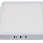 LED paviršinė panelė, kvadratinė, balta, 24W, CCT šviesa