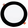 LED įmontuojamas modulis, apvalus, juodas, 3W, CCT šviesa