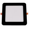 LED įmontuojamas modulis, kvadratinis, juodas, 3W, CCT šviesa