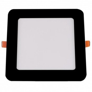 LED įmontuojamas modulis, kvadratinis, juodas, 18W, CCT šviesa