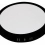 LED paviršinė panelė, apvali, juoda, 12W, CCT šviesa