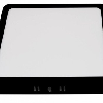 LED paviršinė panelė, kvadratinė, juoda, 24W, CCT šviesa