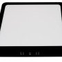 LED paviršinė panelė, kvadratinė, juoda, 24W, CCT šviesa