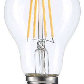LED lemputė E27 A60 8W, neutrali balta šviesa