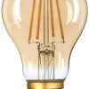 LED lemputė E27 A60 8W, dimeriuojama, auksinė, šilta balta šviesa LED lemputė E27 A60 8W, dimeriuojama, auksinė, šilta balta šviesa