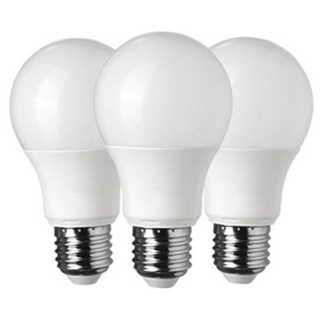 LED lemputė E27 A60 8.5W, 3vnt./pak., neutrali balta šviesa