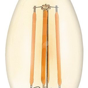 LED lemputė E14 C35 4W, tip, dimeriuojama, auksinė, šilta balta šviesa