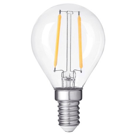 LED lemputė E14 G45 4W, dimeriuojama, šilta balta šviesa