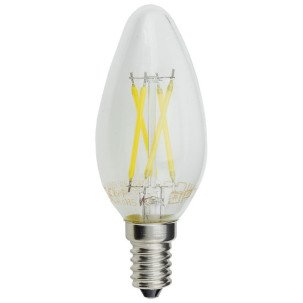 LED lemputė E14 C35 4W, dimeriuojama, neutrali balta šviesa