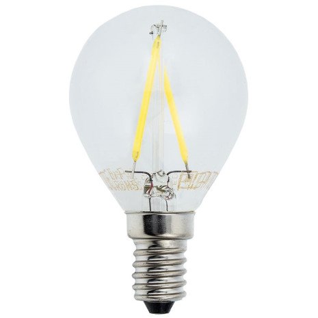 LED lemputė E14 G45 2W, šalta balta šviesa LED lemputė E14 G45 2W, šalta balta šviesa