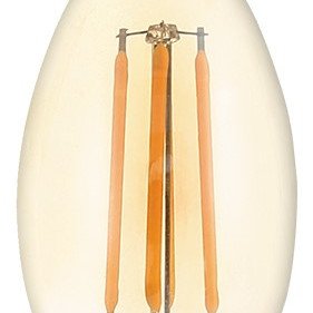 LED lemputė E14 T35 4W, tip, auksinė, šilta balta šviesa