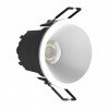 LED šviestuvas, apvalus, baltas, ugniai atsparus, 10W, CCT šviesa LED šviestuvas, apvalus, baltas, ugniai atsparus, 10W, CCT šviesa