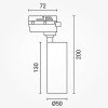 LED bėginis šviestuvas, 1F, 12W, 1200Lm, juodas, neutrali balta šviesa LED bėginis šviestuvas, 1F, 12W, 1200Lm, juodas, neutrali balta šviesa