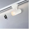 LED bėginis šviestuvas, 1F, 12W, 1200Lm, baltas, šilta balta šviesa