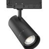 LED bėginis šviestuvas, 3F, 20W/25W/30W, 90Lm/W, juodas, CCT spalvos