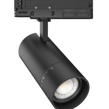 LED bėginis šviestuvas, 3F, 20W/25W/30W, 90Lm/W, juodas, CCT spalvos