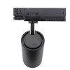 LED bėginis šviestuvas, 3F, 20W/25W/30W, 90Lm/W, juodas, CCT spalvos