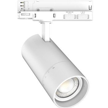 LED bėginis šviestuvas, 3F, 20W/25W/30W, 90Lm/W, baltas, CCT spalvos
