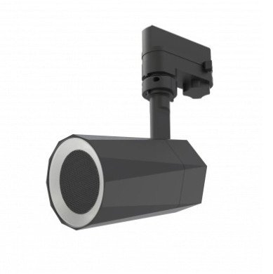 LED bėginis šviestuvas, 1F, 11W, Bluetooth garsiakalbis, nuotolinis valdymas, juodas, RGB spalvos LED bėginis šviestuvas, 1F, 11W, Bluetooth garsiakalbis, nuotolinis valdymas, juodas, RGB spalvos