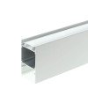 Profilis LED juostai, pakabinamas, baltas, baltas dangtelis Profilis LED juostai, pakabinamas, baltas, baltas dangtelis
