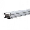 Profilis LED juostai, įleidžiamas, pilkas, baltas dangtelis, 29.8x20mm Profilis LED juostai, įleidžiamas, pilkas, baltas dangtelis, 29.8x20mm