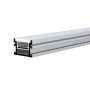 Profilis LED juostai, įleidžiamas, pilkas, baltas dangtelis, 29.8x20mm