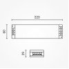 LED magnetinės sistemos M05 maitinimo šaltinis, 48V, 400W