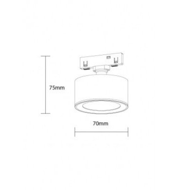 LED magnetinis šviestuvas M05, 7W, su lęšiu, šilta balta šviesa LED magnetinis šviestuvas M05, 7W, su lęšiu, šilta balta šviesa