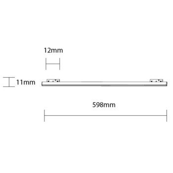 LED magnetinis linijinis šviestuvas M05, 20W, neutrali balta šviesa