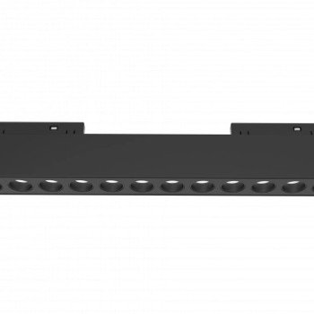 LED magnetinis linijinis šviestuvas M05, 12W, su lęšiais, šilta balta šviesa