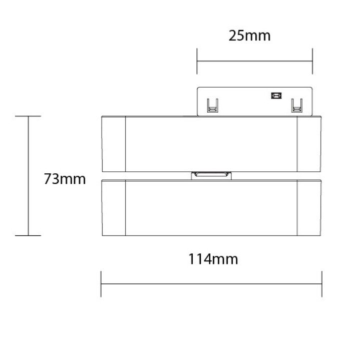 LED magnetinis linijinis šviestuvas M05, 6W, reguliuojamas, šilta balta šviesa LED magnetinis linijinis šviestuvas M05, 6W, reguliuojamas, šilta balta šviesa