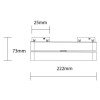 LED magnetinis linijinis šviestuvas M05, 12W, reguliuojamas, neutrali balta šviesa LED magnetinis linijinis šviestuvas M05, 12W, reguliuojamas, neutrali balta šviesa
