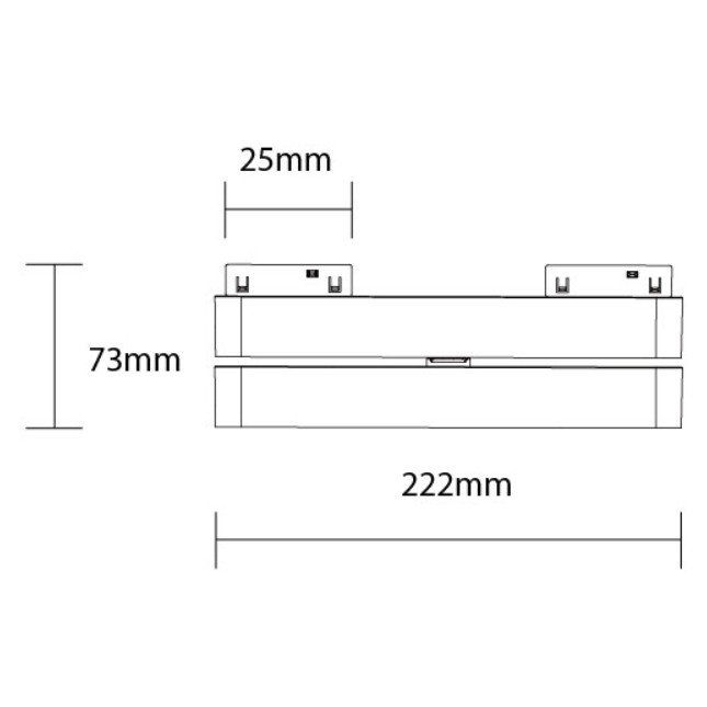 LED magnetinis linijinis šviestuvas M05, 12W, reguliuojamas, neutrali balta šviesa LED magnetinis linijinis šviestuvas M05, 12W, reguliuojamas, neutrali balta šviesa