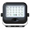 LED prožektorius, juodas, su saulės baterija, 8W, CCT šviesa