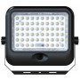 LED prožektorius, juodas, su saulės baterija, 12W, CCT šviesa