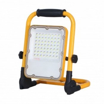 LED prožektorius, nešiojamas, įkraunamas, 20W, USB, šalta balta šviesa