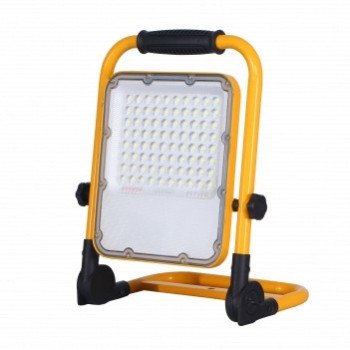 LED prožektorius, nešiojamas, įkraunamas, 30W, USB, šalta balta šviesa