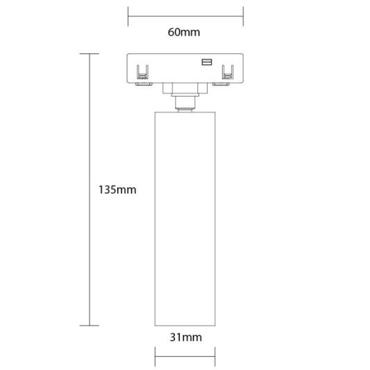 LED magnetinis prožektorius M05, 7W, neutrali balta šviesa