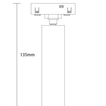 LED magnetinis prožektorius M05, 7W, šilta balta šviesa