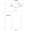LED magnetinis prožektorius M05, 12W, neutrali balta šviesa